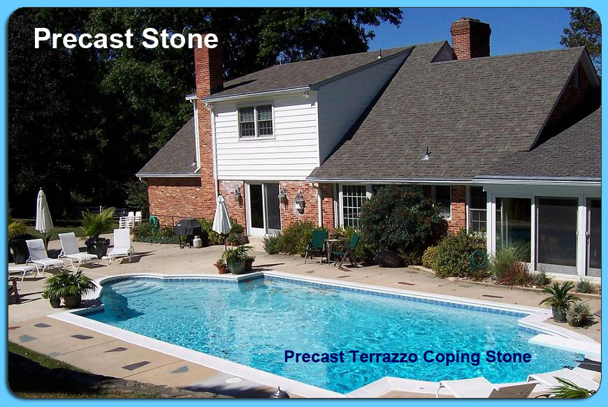 Precast Terrazzo Pool Coping Stone
